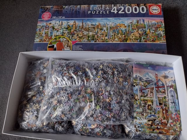 JIGSAW PUZZLE 42000 PIECES WORLD PUZZLE