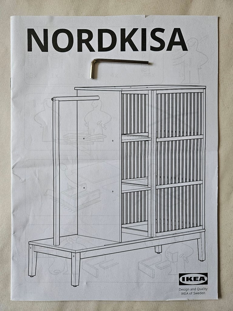 Ikea Nordkisa small wardrobe unit