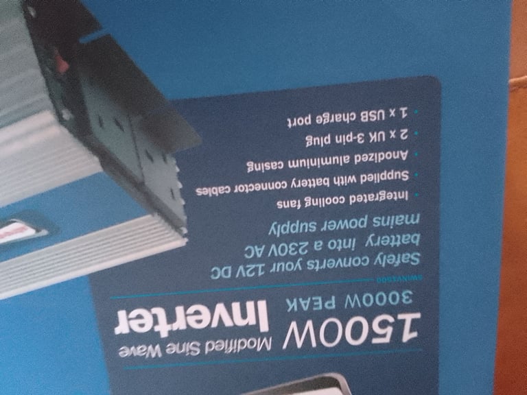 Inverter 1500-3000 peak 