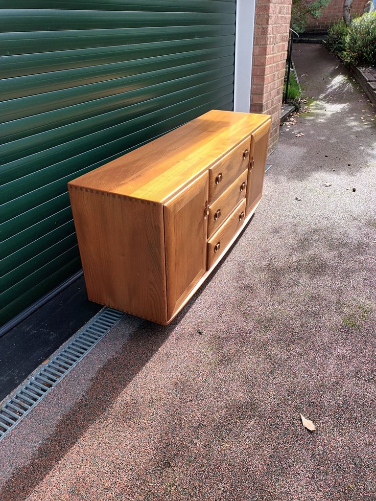 Ercol Blonde Windsor Sideboard, Model 455