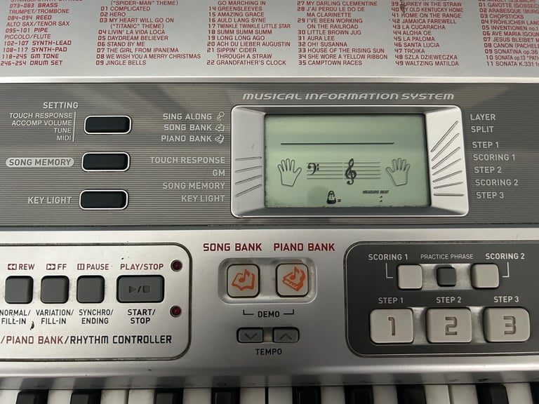 image for Casio Keyboard and Stand, with Learn to Play Function