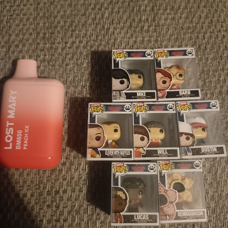 Funko bitty pop characters 