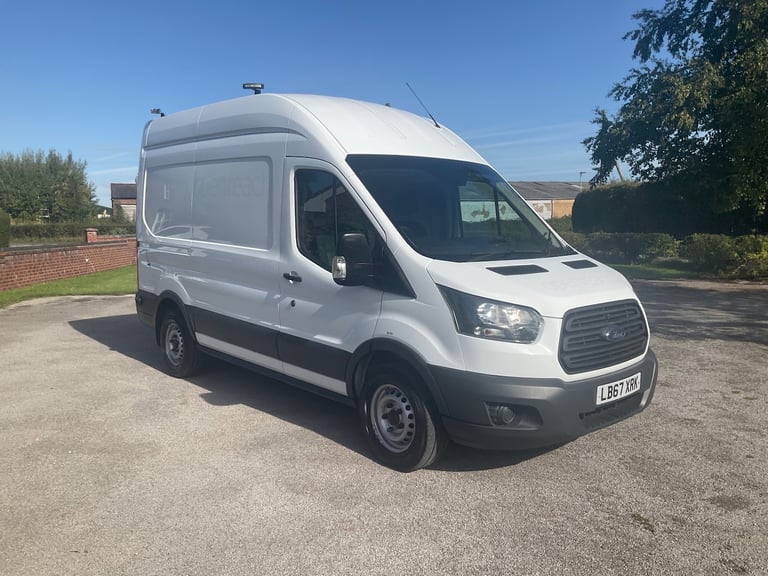 2018 FORD TRANSIT 2.0 TDCI 130ps H3. 1 OWNER BT FSH FINANCE £313 PER MONTH 