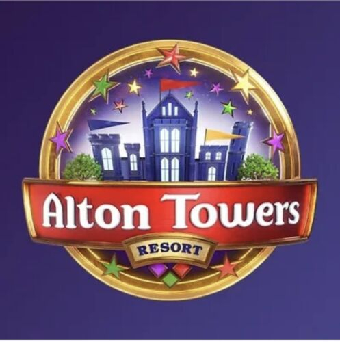 2 ALTON TOWERS TICKETS FOR SUNDAY 23RD JULY 2023