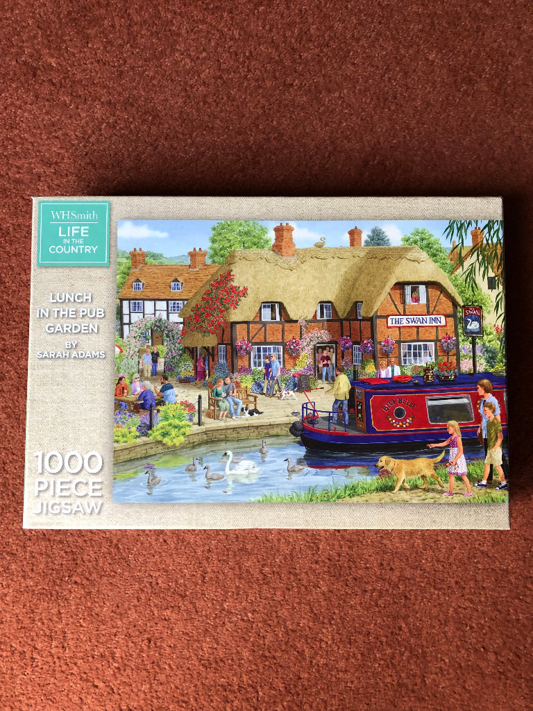W.H.SMITH 1000 PIECE JIGSAW PUZZLE-LUNCH IN THE PUB GARDEN