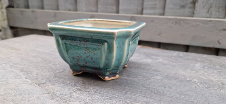 Glazed Ceramic Bonsai Pot