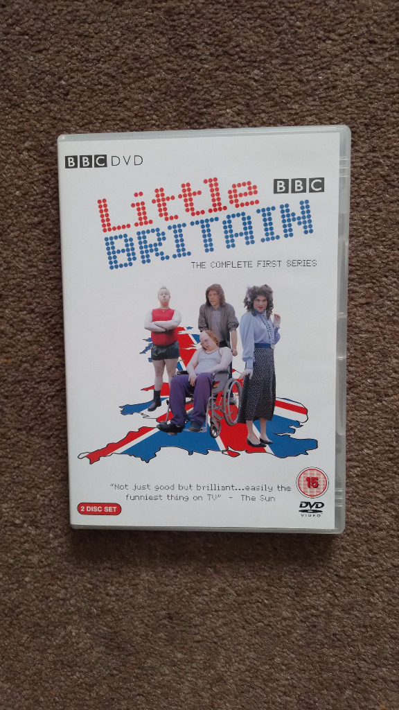 DVD - LITTLE BRITAIN - FIRST COMPLETE SERIES - 2 DISC SET. AS NEW COND.