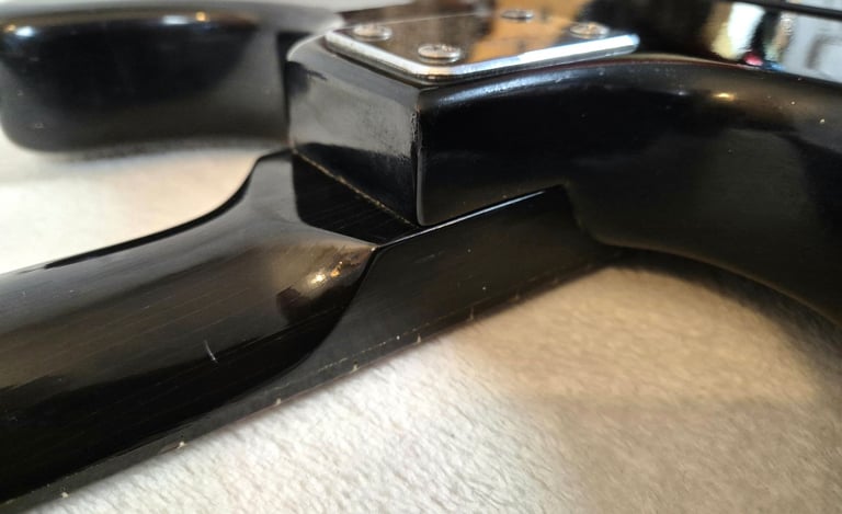 1985 Marlin Sidewinder Gothic Stratocaster 