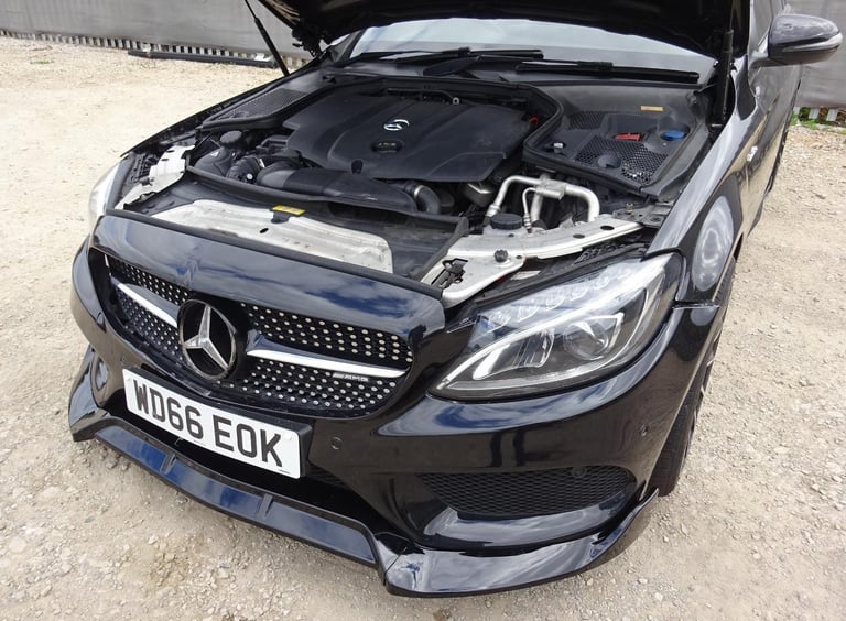 2017 66 REG MERCEDES BENZ C250 D AMG LINE PREMIUM+ DIESEL AUTO DAMAGED SALVAGE