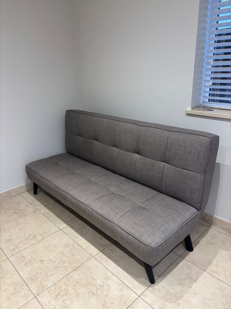 Sofa bed / futon grey 