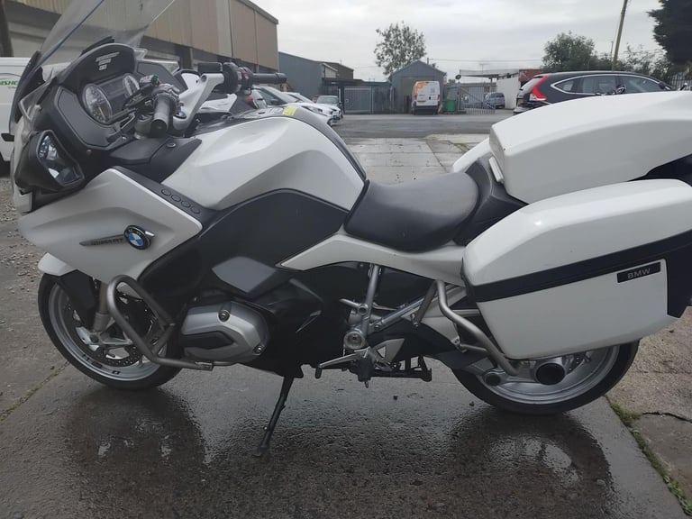 2015 15 BMW R1200RT LC EX POLICE WHITE FSH R 1200 RT LIQUID COOLED