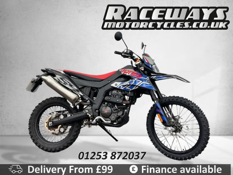 APRILIA RX 125 SILVER 2022 22 REG 10,827 MILES, USED 125CC MOTORCYCLE