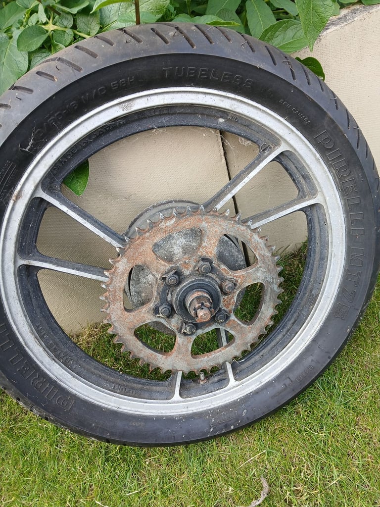 Suzuki motorcycle wheel 