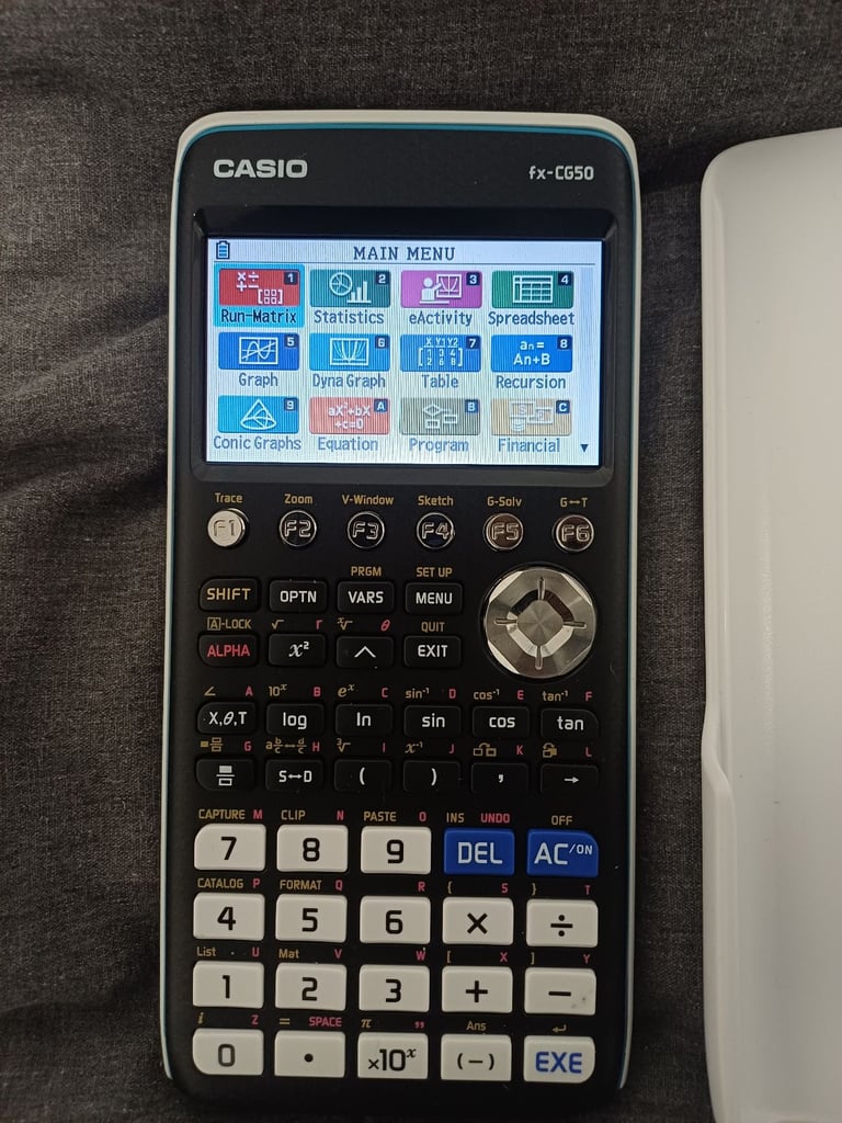 CASIO fx-CG50 GRAPHICAL CALCULATOR FOR A-LEVELS/GCSE/DEGREE