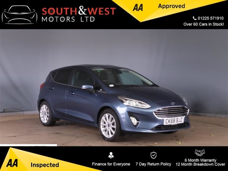 2018 Ford Fiesta 1.0T EcoBoost Titanium Hatchback 5dr Petrol Manual Euro 6 (s/s) (100 ps) Hatchba...