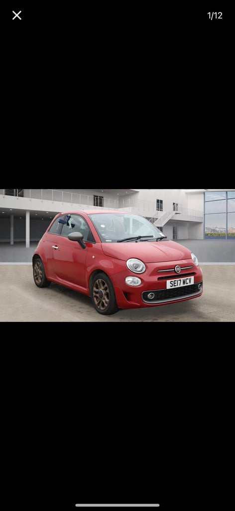 2017 Fiat 500 0.9 TwinAir S 3dr HATCHBACK Petrol Manual