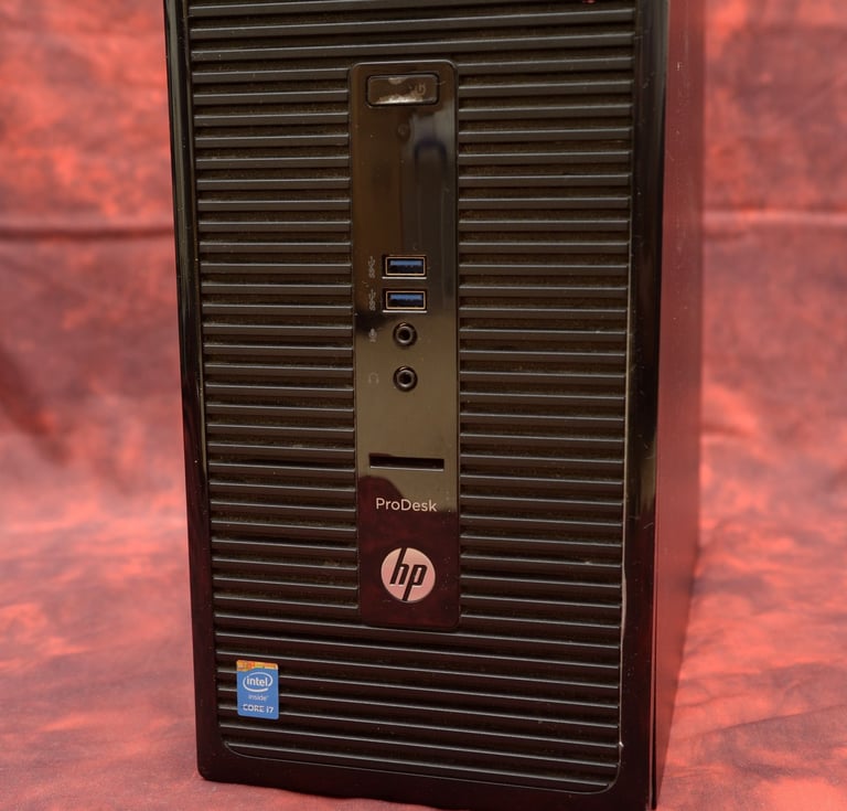 HP ProDesk 490 G2 MT Desktop i7 CPU 120GB SSD 12GB RAM PC Computer