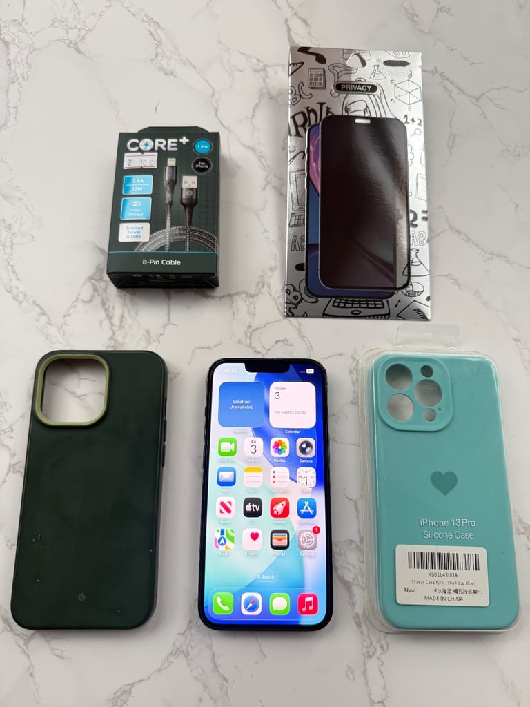 image for ✅📲IPHONE 13 PRO 128GB UNLOCKED IN ALPINE GREEN WITH NEW CASE