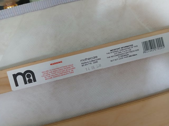 Cot Bed by Mothercare in Brundall, Norfolk Gumtree