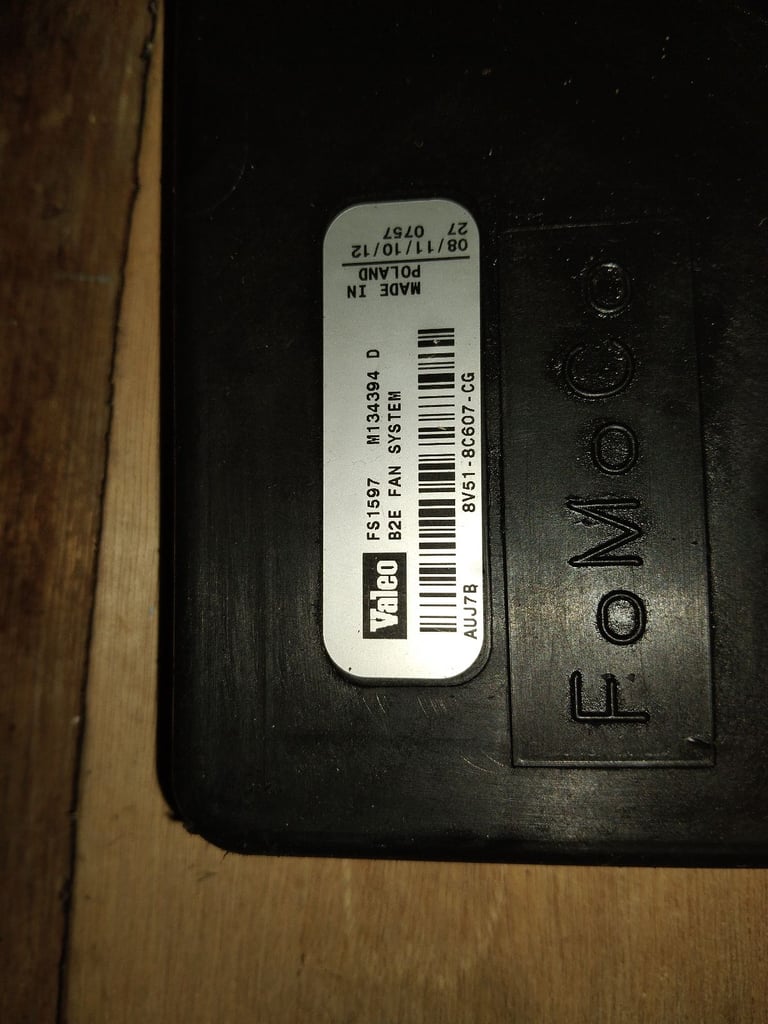 Electric Radiator Cooling Fan. 2011 Ford Fiesta mk6/7 1.6cdti.