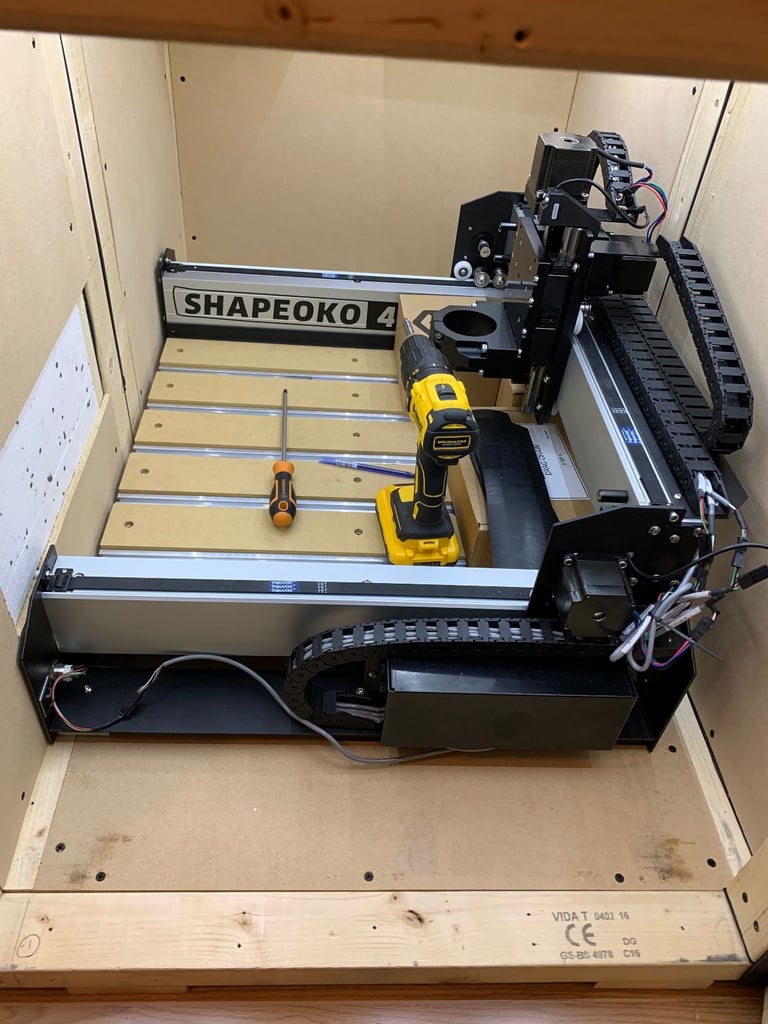 Shapeoko 4 CNC Milling Machine Full Setup - Water-cooled Spindle and Enclosure