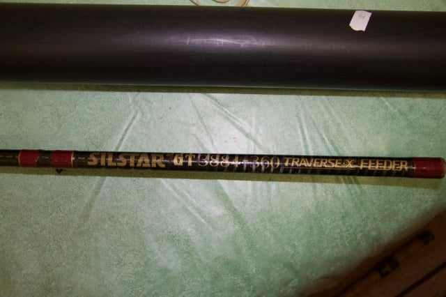 2 x vintage silstar 3884 - 360 Traverse X - 12ft medium feeder