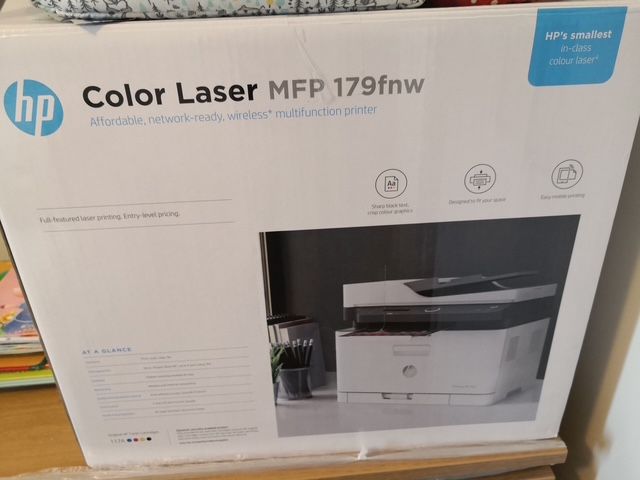 HP LaserJet MFP 179FNW Wireless Colour Laser Printer in Good Condition