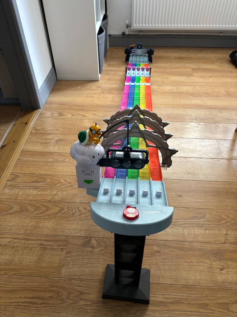 image for Hot wheels Mario kart rainbow road
