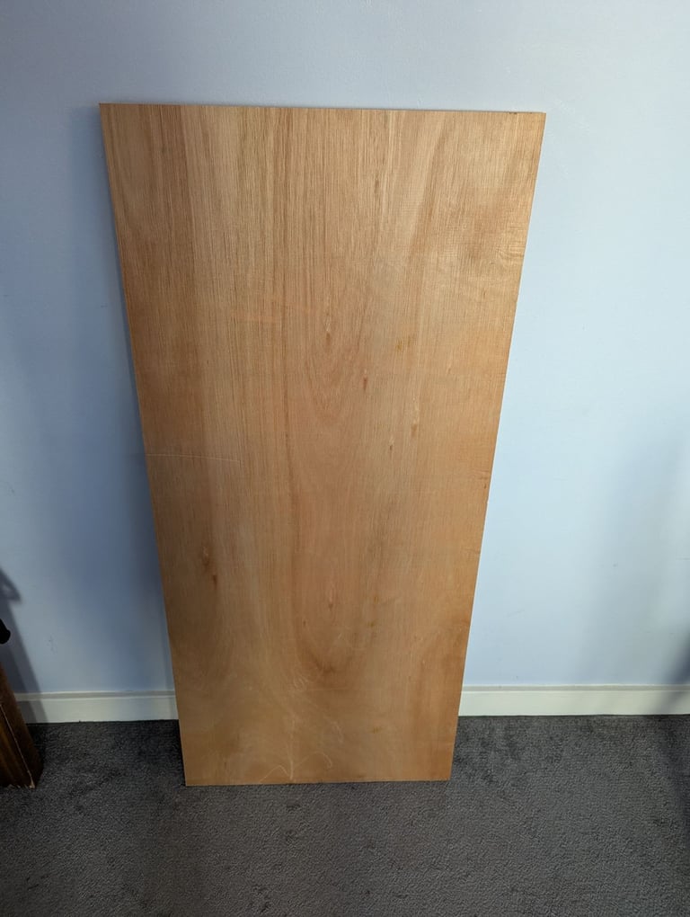 Two 120 x 55 x 1cm plywood sheets 