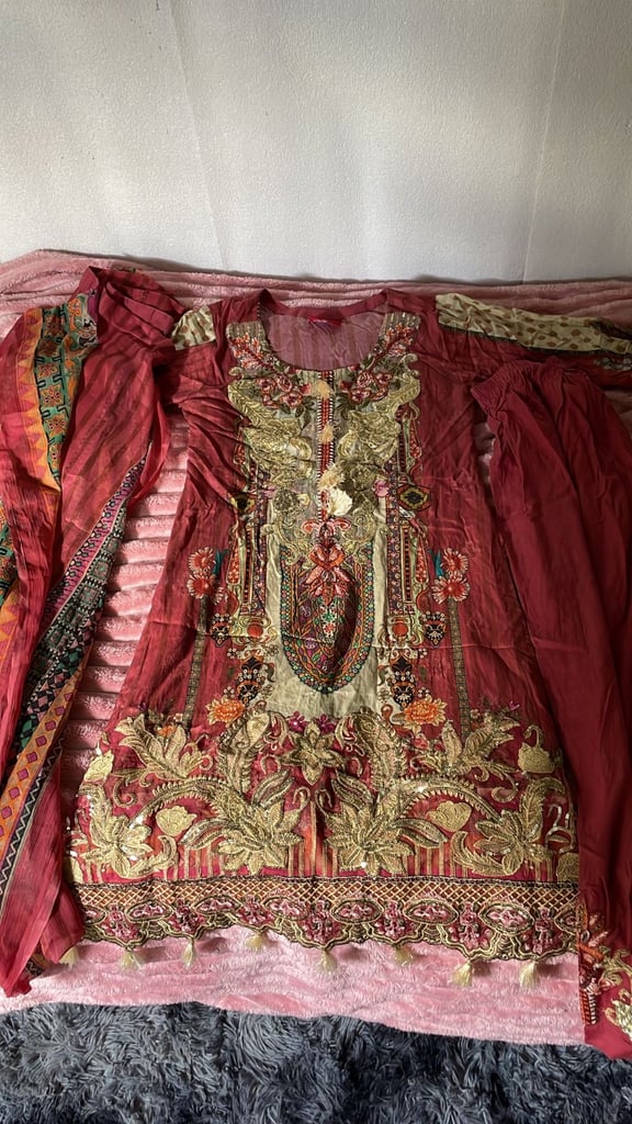 image for Two salwar kameez to choose from size S/M