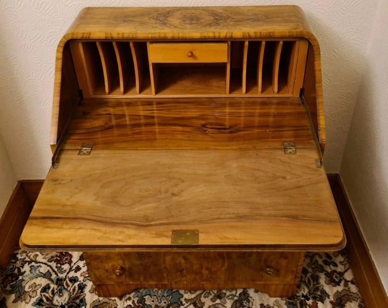 L. Serlin & Sons Walnut Bureau 