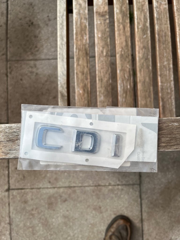 Mercedes CDI badge brand new