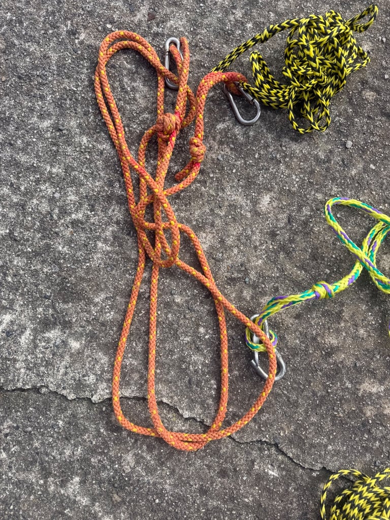 Various tow lines / grips for jetskis/ waterskiing, towing inflatables etc 