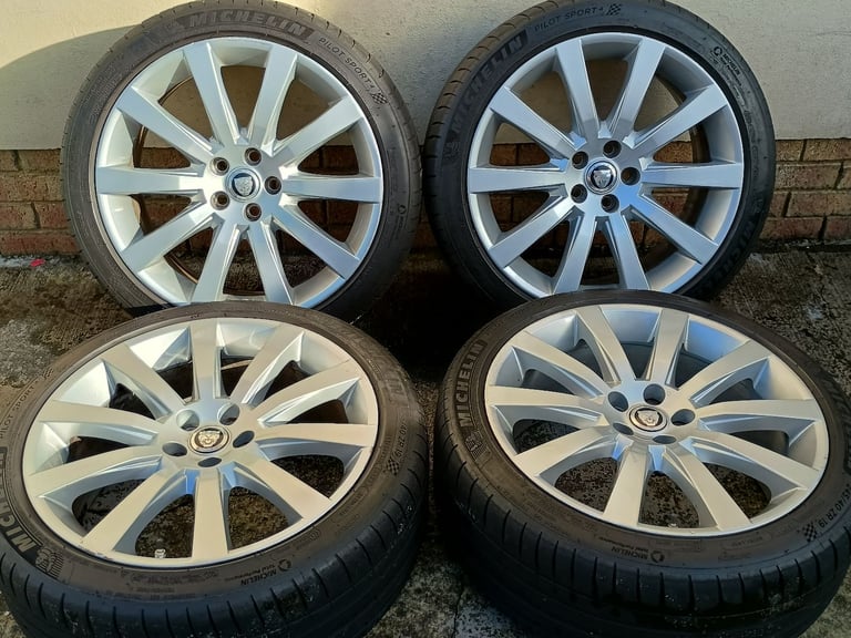 image for 19" JAGUAR XF ALLOYS 5x108 WHEELS TYRES XE XJ XK S X TYPE