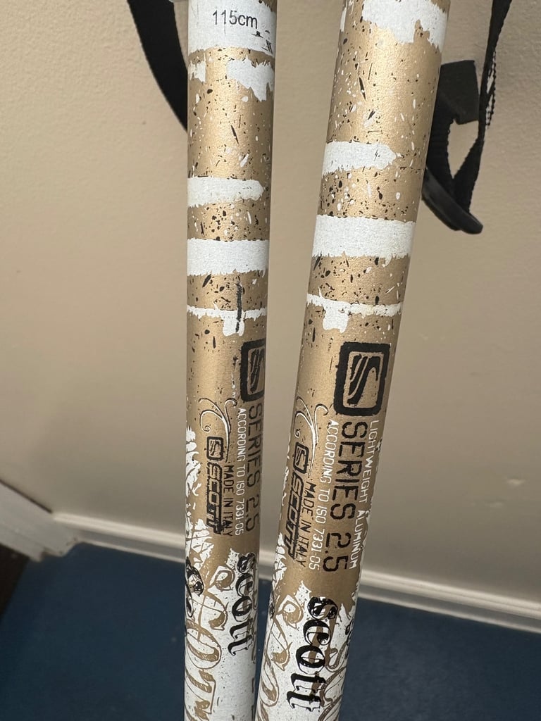 Atomic Skis Model A102750 & Scott Ski Poles