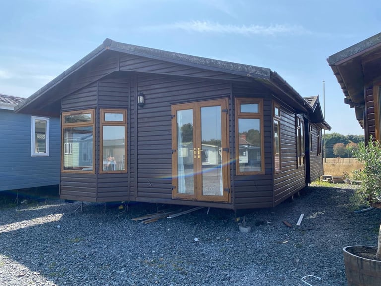 Static Lodge Off Site For Sale Omar Lodge 38ftx20ft, 2 Bedroom