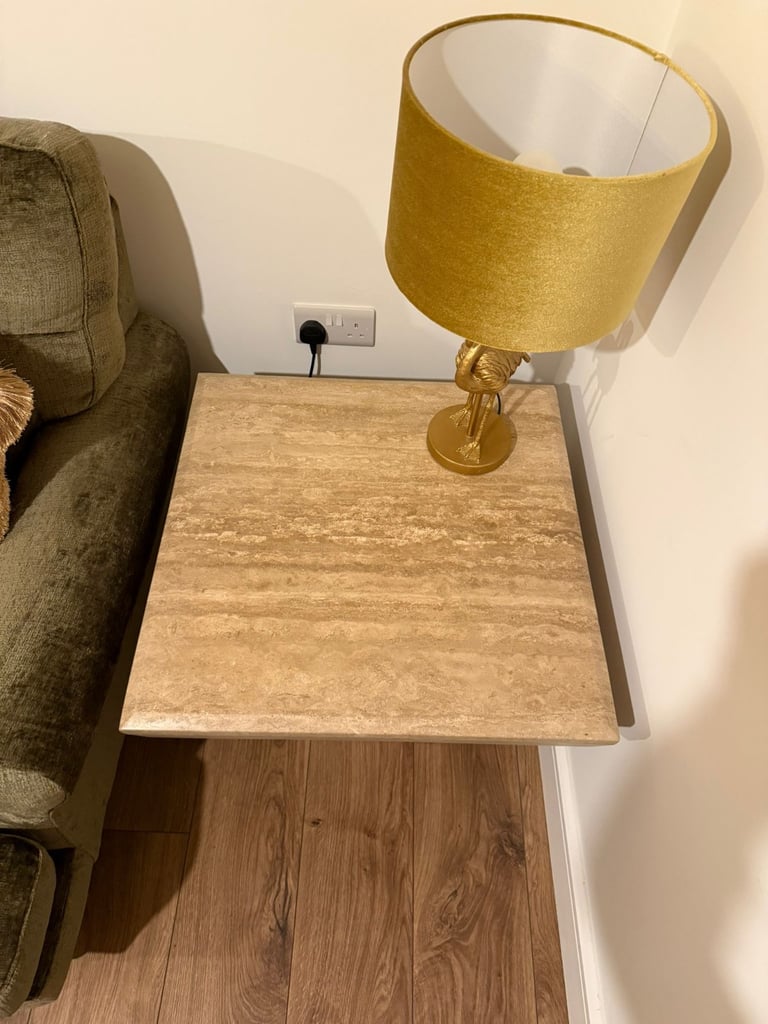 Barker & Stonehouse Travertine stone Small coffee table / side table