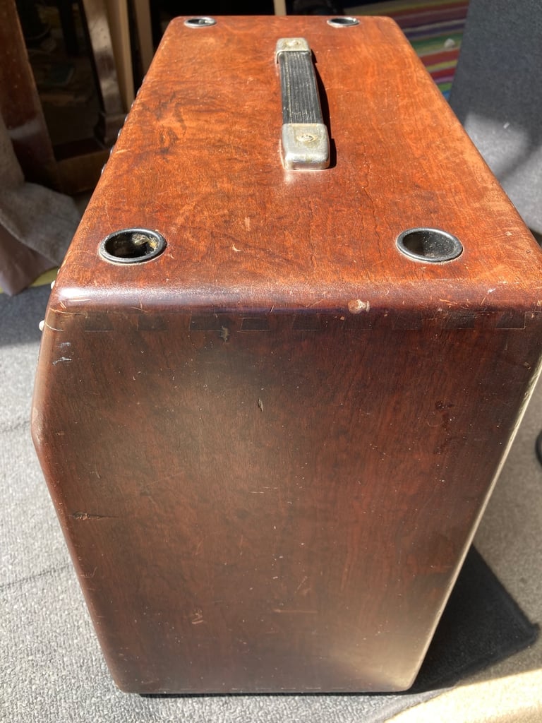 Mesa Boogie Mark III Purple Stripe with wheeled flight case