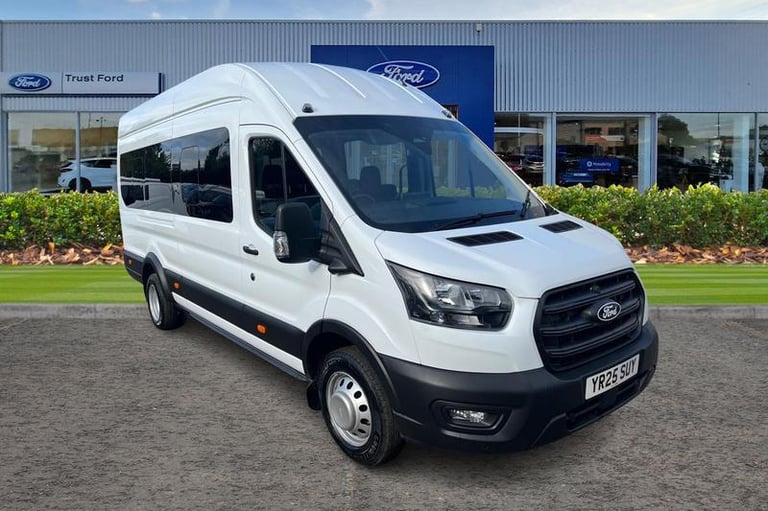 2025 Ford Transit 460 Leader L4 H3 ELWB High Roof 17 Seat Minibus RWD 2.0 EcoBlue 165ps, PRIV Min...