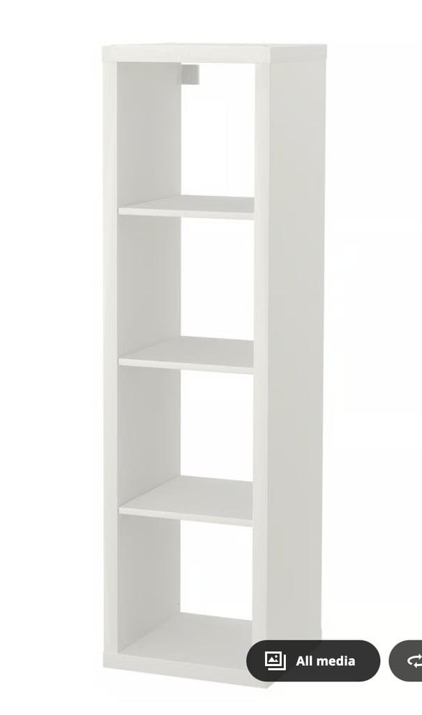 image for Ikea Kallax Shelving Unit - White