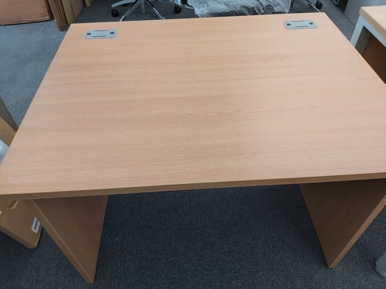 Light Oak Desk Office Workstation