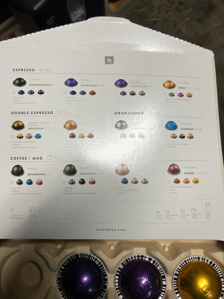 Nespresso Coffee machine