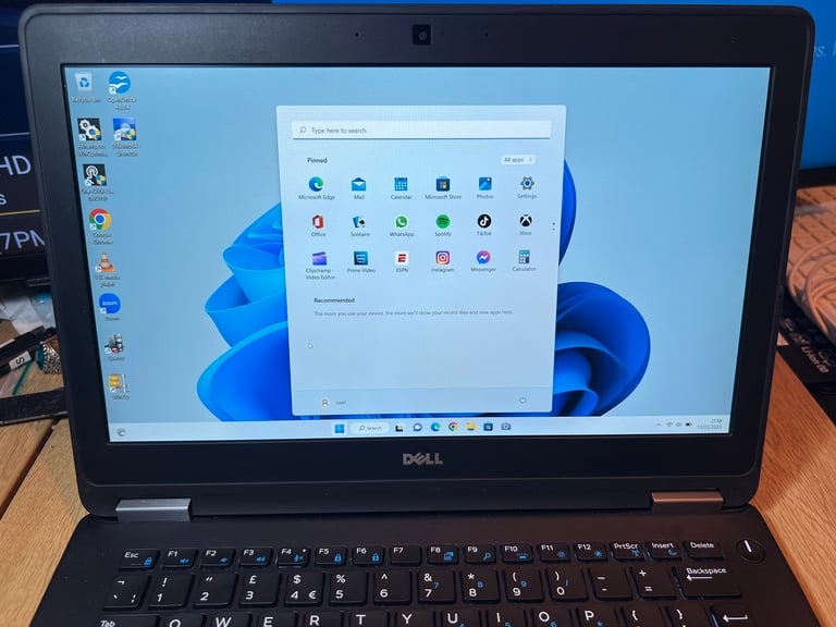 UltraFast 8GB i5 Dell HD Laptop 128GB SSD,Window11,office,Lightup⌨️