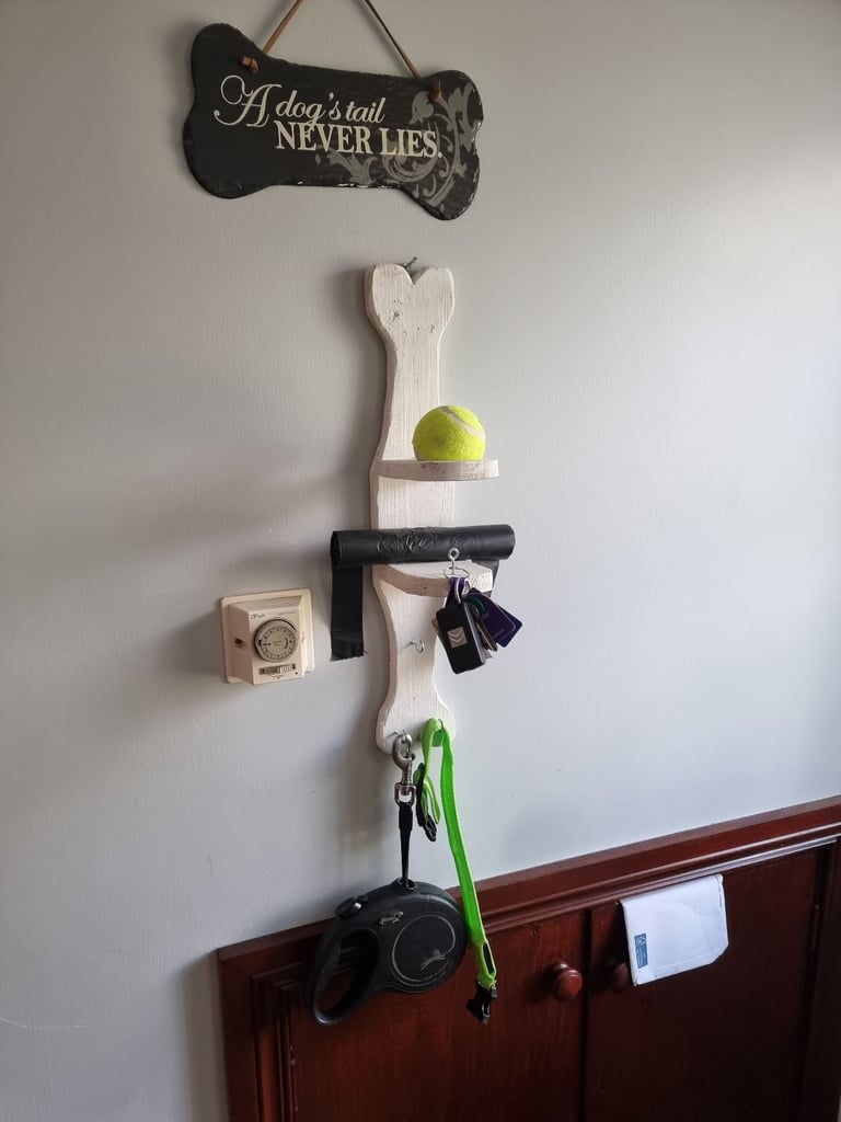 Bone shaped dog accessory and key holders 
