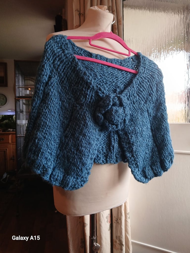 Quirky, boho shrug