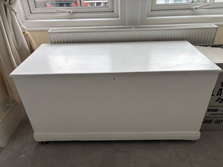 image for Large solid ottoman