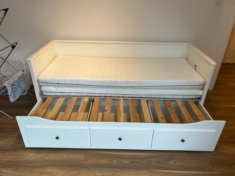 FREE DELIVERY - IKEA Hemnes Day Bed & Mattresses 