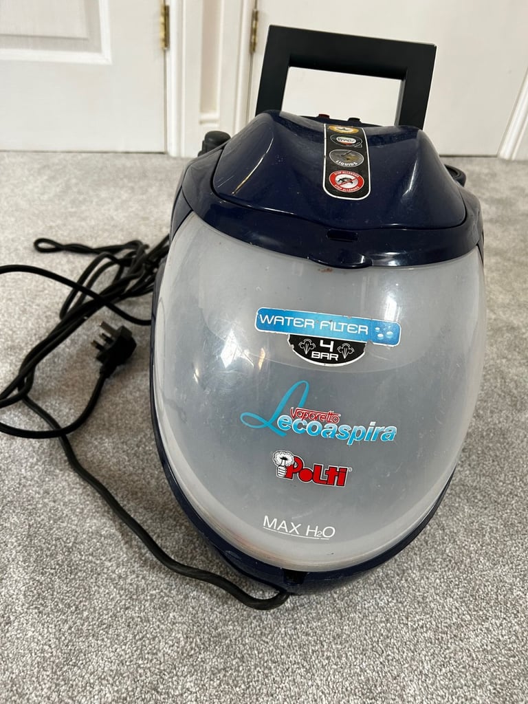 POLTI Vaporetto Lecoaspira 712 Steam Vacuum Cleaner with Accessories, Manual and DVD