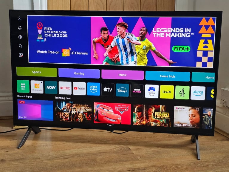 LG 43QNED80T6A Smart 4K Ultra HD HDR QNED TV Airplay +Alexa + magic remote