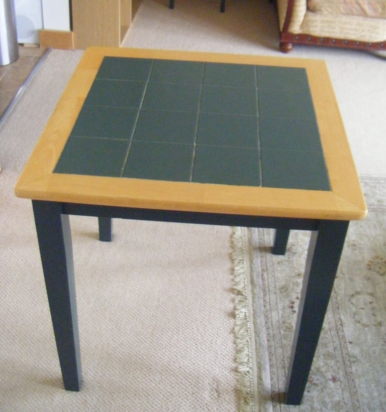 Small Dining Table and Two Chairs 29" (74cm) Square